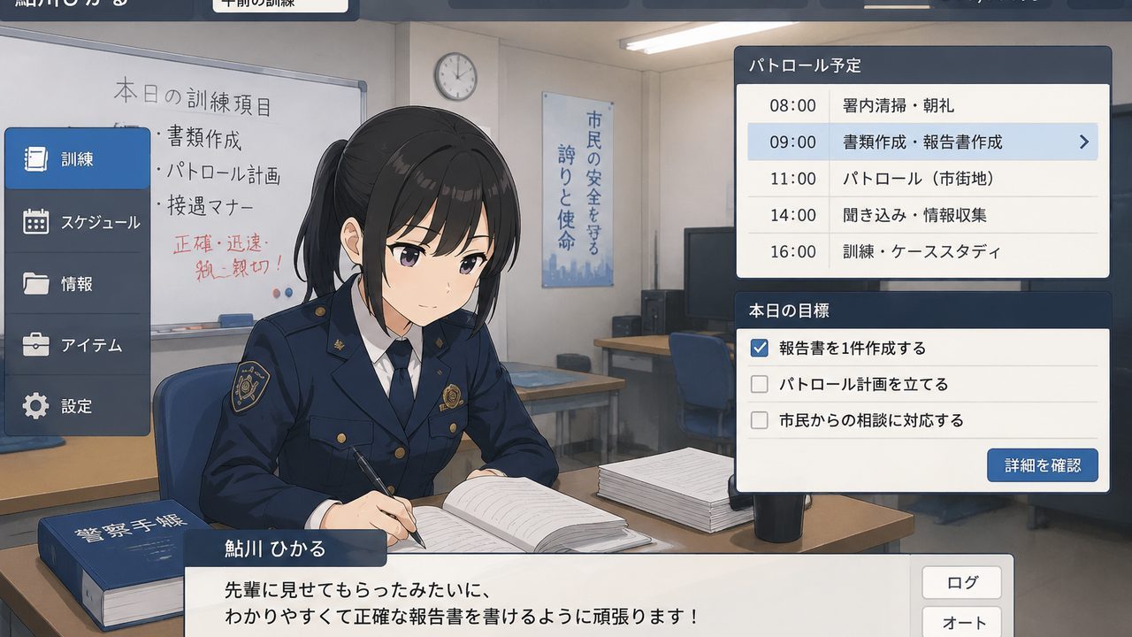极道无赖EX 女警鮎川光 角色成长 玩法截图 5